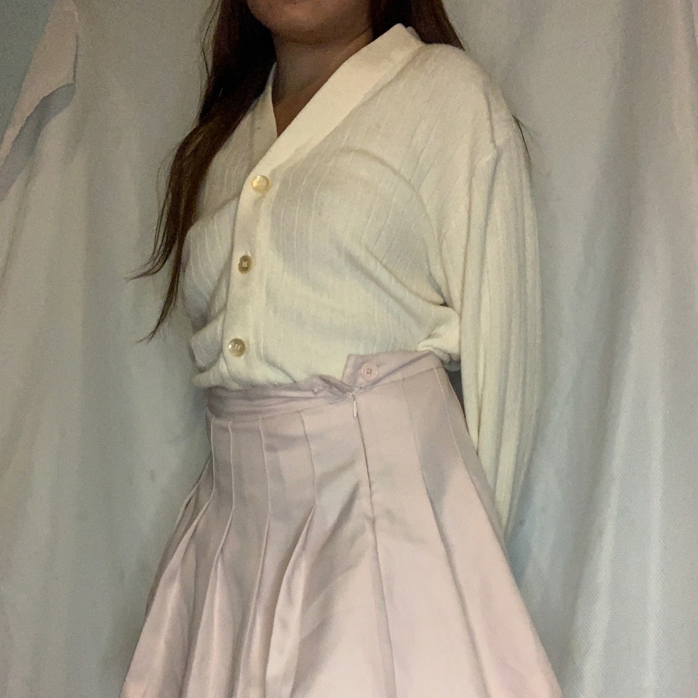 creamy white alpaca wool cardigan